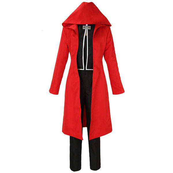Anime Fullmetal Alchemist Edward Elric Cosplay Costume With Wigs ED Halloween Cosplay Outfit