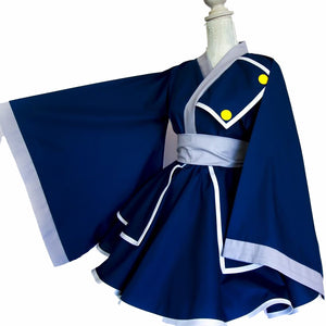 Anime Fullmetal Alchemist Roy Mustang Female Ver. Costume Lolita Dress Kimono Cosplay Costume