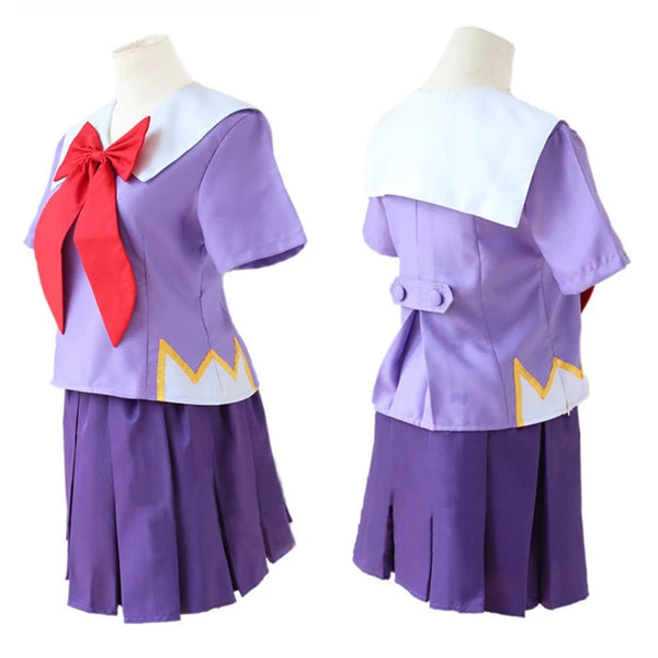 Anime Future Diary Cosplay Yuno Gasai Uniform Costume Purple JK Uniform Outfit