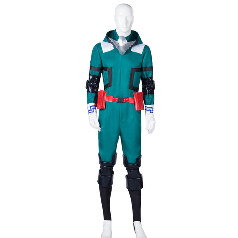 Midoriya Izuku Deku Battle Costume Green Jumpsuit Set Izuku's Costume Beta Costume Outfit