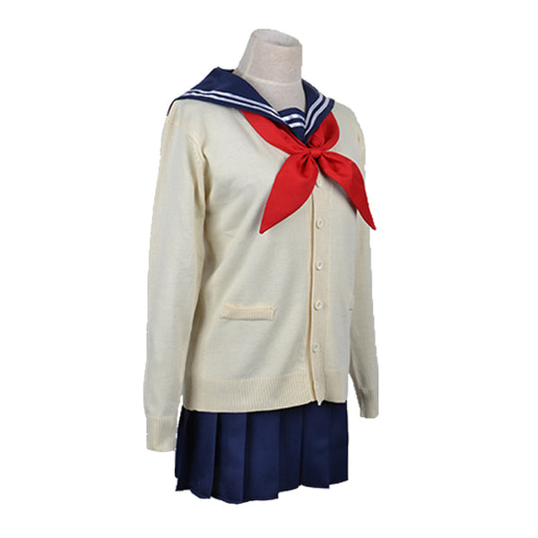 My Hero Academia League of Villains Himiko Toga Cosplay Costume Full Set With Props