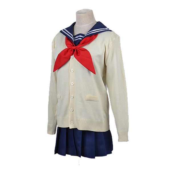 My Hero Academia League of Villains Himiko Toga Cosplay Costume Full Set With Props