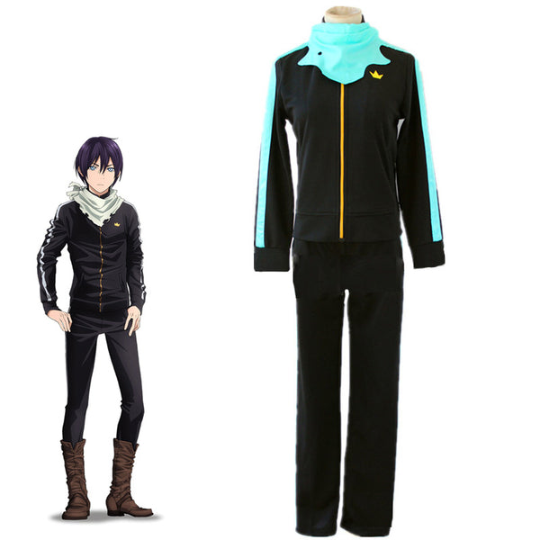 Anime Noragami Yato Whole Set Cosplay Costume With Wigs Set Halloween Cosplay Outfit