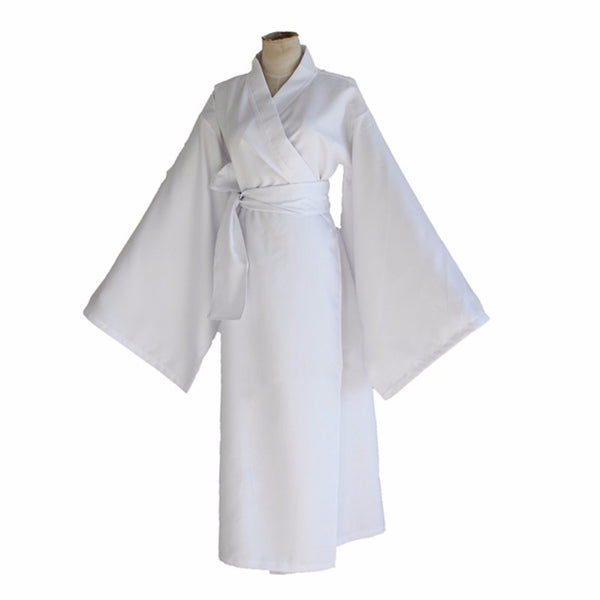 Anime Noragami Yukine White Kimono Cosplay Costume With Wigs Full Set