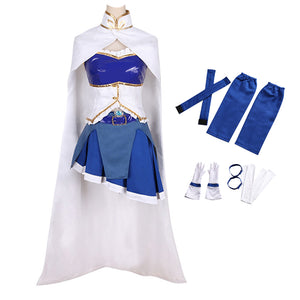 Anime Puella Magi Madoka Magica Sayaka Miki Cosplay Costume Dress With Cloak