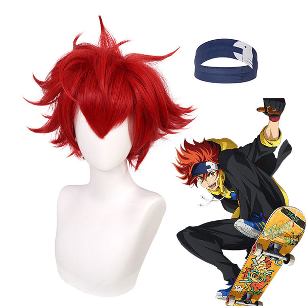 Anime SK8 the Infinity Kyan Reki Cosplay Costumes With Wigs Full Set Halloween Carnival Cosplay Costume
