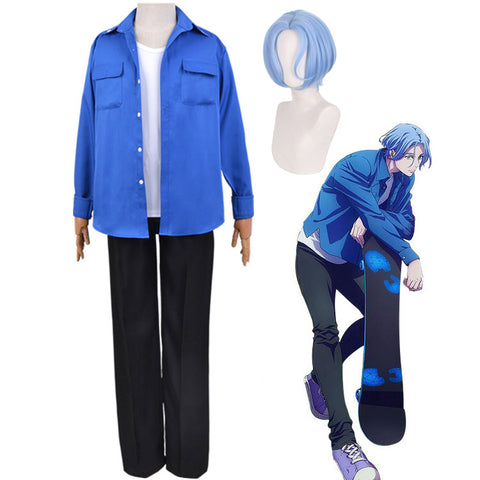 Anime SK8 the Infinity Langa Hasegawa Cosplay Costume With Wigs Full Set Cosplay Outfit