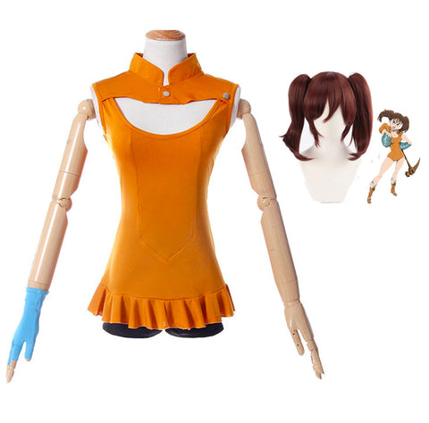 The Seven Deadly Sins Serpent's Sin of Envy Diane Cosplay Costume Halloween Cosplay Outfit