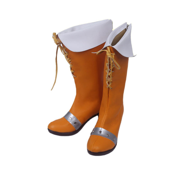The Seven Deadly Sins Serpent's Sin of Envy Diane Cosplay Boots Orange PU Leather Costume Shoes