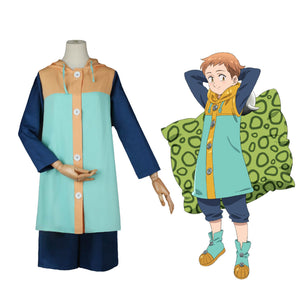 The Seven Deadly Sins  Grizzly's Sin of Sloth Harlequin King Cosplay Costume