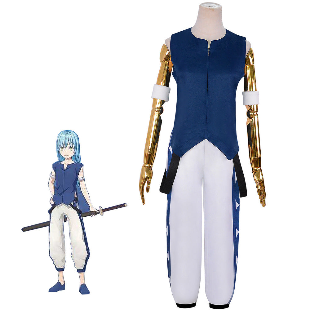Anime That Time I Got Reincarnated As A Slime Rimuru Tempest Cosplay Costume Halloween Costume