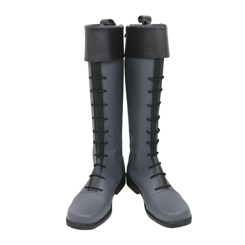 Anime That Time I Got Reincarnated As A Slime Season 2 Rimuru Tempest Cosplay Shoes Costume PU Black Boots