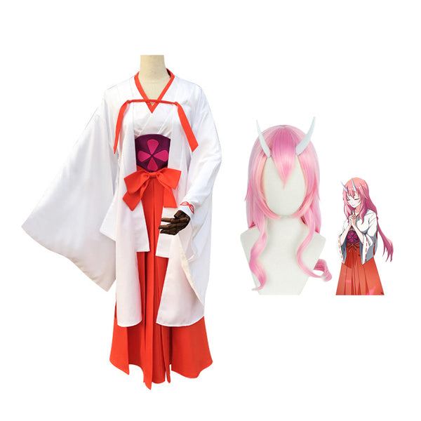 Anime That Time I Got Reincarnated As A Slime Shuna Cosplay Costume With Wigs Halloween Costume Set