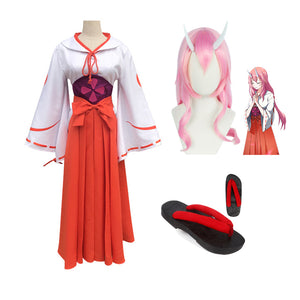 Anime That Time I Got Reincarnated As A Slime Shuna Full Set Cosplay Costume With Wigs and Shoes