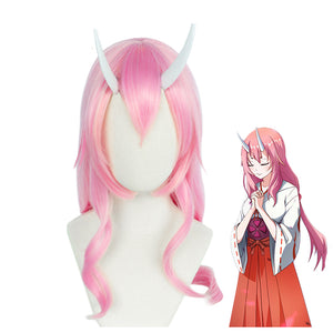 Anime That Time I Got Reincarnated As A Slime Shuna Cosplay Wigs With Horns Halloween Costume Accessories
