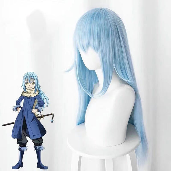 Anime That Time I Got Reincarnated as A Slime Rimuru Tempest Cosplay Wigs Blue Long Wigs