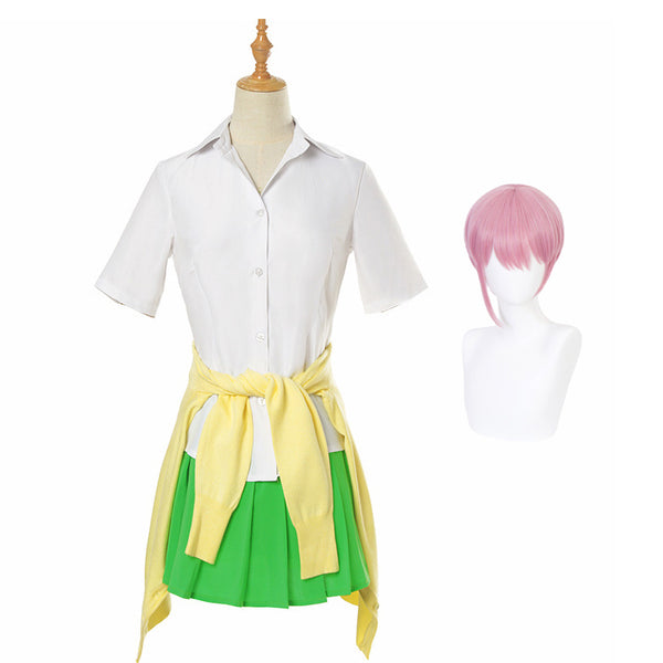 Anime The Quintessential Quintuplets Ichika Nakano Full Set Cosplay Costume With Wigs Halloween Costume