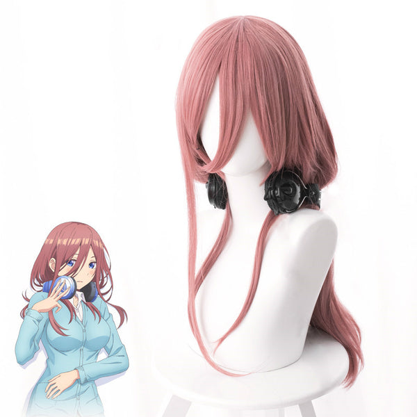 Anime The Quintessential Quintuplets Miku Nakano Whole Set Costume With Wigs Set Halloween Costume Outfit