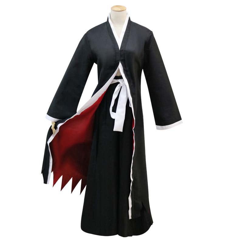 Anime Bleach Kurosaki Ichigo Bankai Cosplay Costume