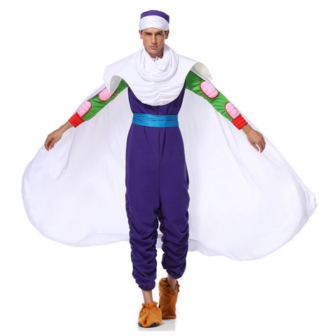 Anime Dragon Ball Piccolo Cosplay Costume Suit Full Set