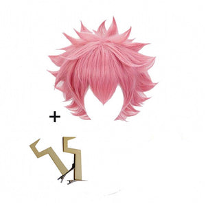 Anime Boku No Hero / My Hero Academia Mina Ashido Pinky Cosplay Wigs Pink Wigs With Hairpins