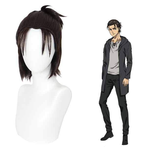 Attack on Titan AOT Final Season 4 Eren Jaeger Cosplay Costume With Wigs Set