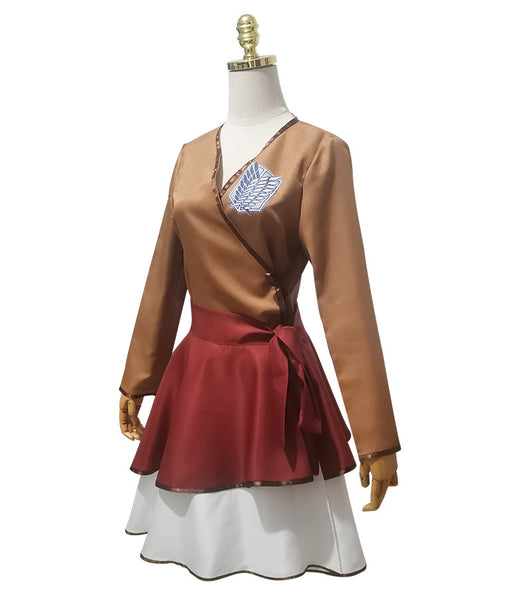 Attack on Titan Girls Female Ver. Costume Scout Regiment Wings of Freedom Lolita Dress Cosplay Costume