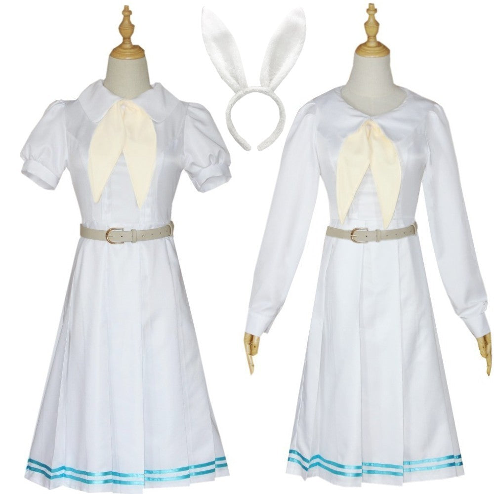 Beastars Haru Costume Miss Rabbit School Uniform Cosplay Outfit Dress