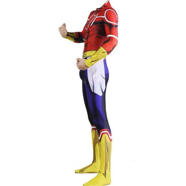 Boku No Hero  My Hero Academia All Might Cosplay Costumes Red