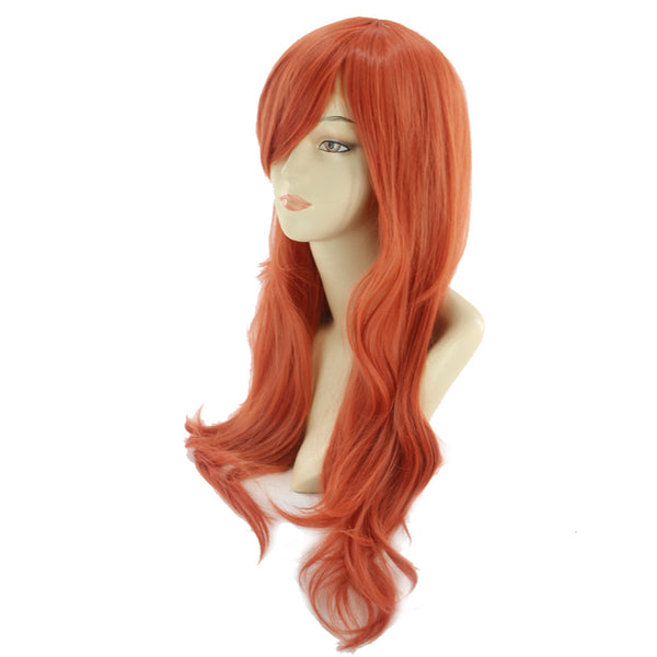 Anime One Piece Nami Cosplay Wigs Orange Long Wigs