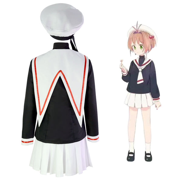 Cardcaptor Sakura Clear Card Sakura Kinomoto School Uniform Costume Cosplay Outfit