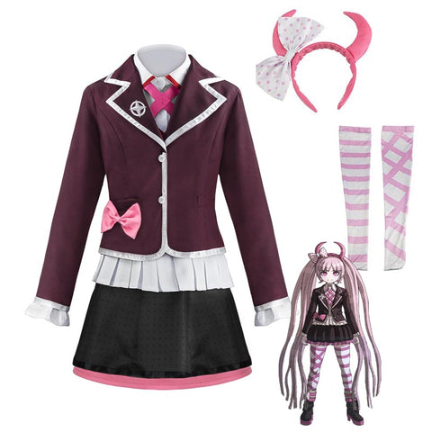 Danganronpa Another Episode: Ultra Despair Girls Kotoko Utsugi Costume Uniform Halloween Costume