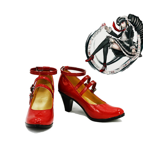 Danganronpa: Trigger Happy Havoc Celestia Ludenberg Cosplay Shoes Red Cosplay Shoes