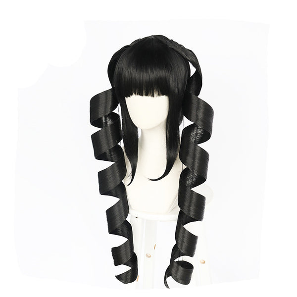 Danganronpa: Trigger Happy Havoc Celestia Ludenberg Whole Set Costume Dress and Wigs and Cosplay Shoes