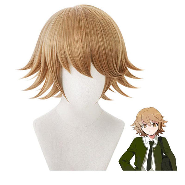 Danganronpa: Trigger Happy Havoc Chihiro Fujisak Full Set Costume Uniform+Wigs+Shoes Halloween Party Outfit