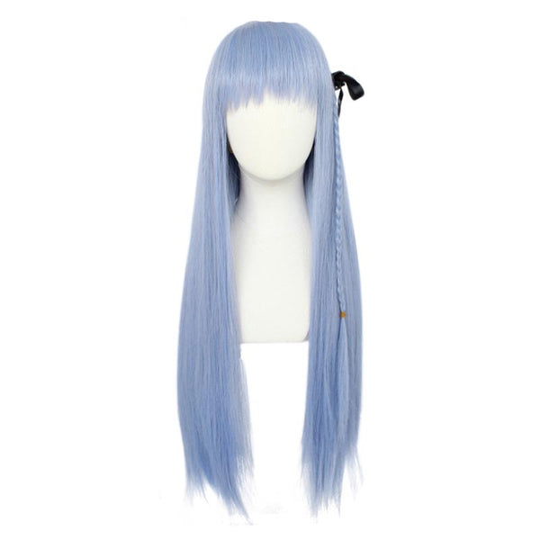 Danganronpa: Trigger Happy Havoc Kyoko Kirigiri Cosplay Wigs Blue Long Wigs