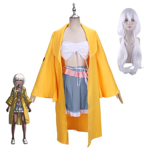 Danganronpa V3: Killing Harmony Angie Yonaga Full Set Cosplay Costume With Wigs Set