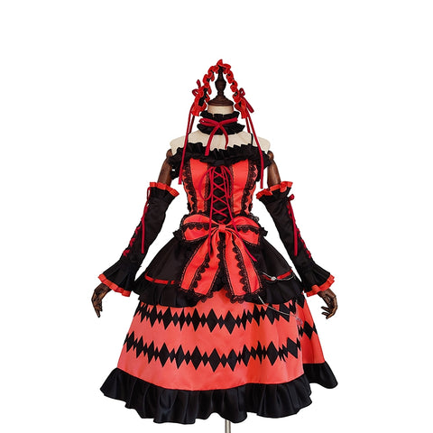 Date A Live Kurumi Tokisaki Spirit Form Cosplay Lolita Dress Costume Deluxe Version