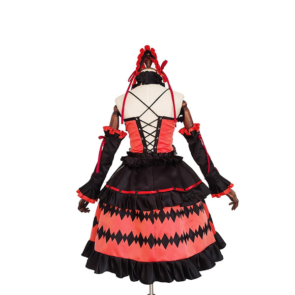 Date A Live Kurumi Tokisaki Spirit Form Cosplay Lolita Dress Costume Deluxe Version