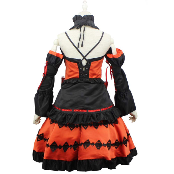 Anime Date A Live Kurumi Tokisaki Spirit Form Cosplay Astral Dress Costume Lolita Outfit
