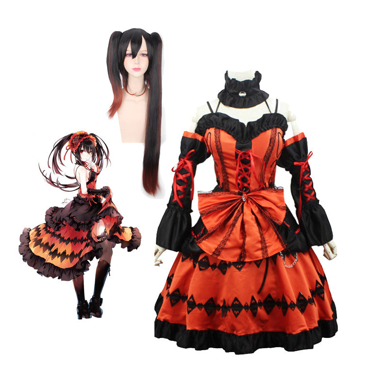 Anime Date A Live Kurumi Tokisaki Spirit Form Cosplay Astral Dress Cos anime-date-a-live-kurumi-tokisaki-spirit-form-cosplay-astral-dress-cos