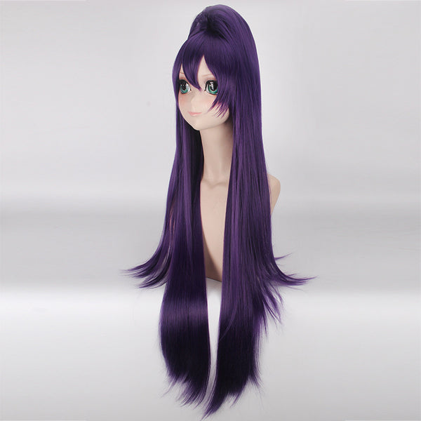 Date A Live Yatogami Tohka Cosplay Long Purple Wigs