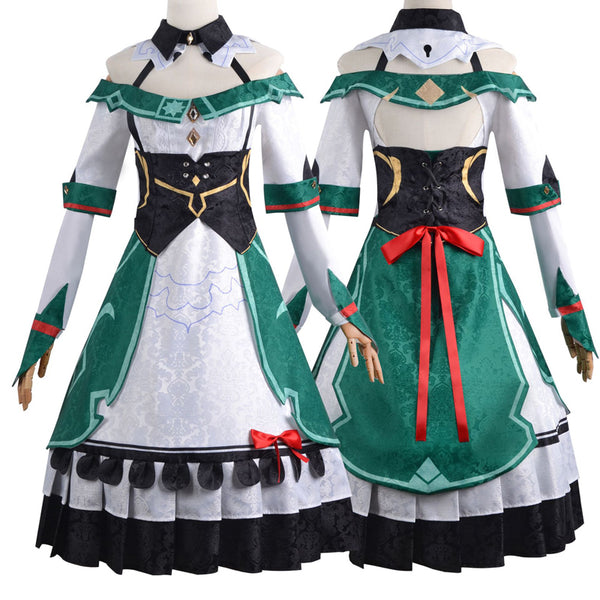 Genshin Impact Adventurers' Guild Katheryne Costume Halloween Carnival Cosplay Outfit