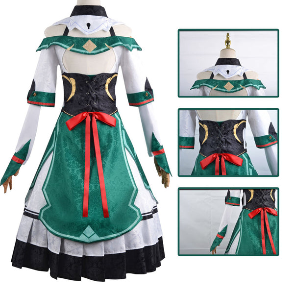 Genshin Impact Adventurers' Guild Katheryne Costume Halloween Carnival Cosplay Outfit