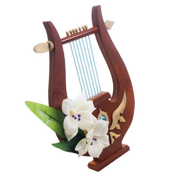 Genshin Impact Cosplay Anemo Archon Barbatos Venti Harp Cosplay Props Holy Lyre der Himmel