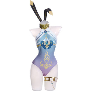 Genshin Impact Cosplay Nilou Swimwear Costume Nilou Bunny Girl Halloween Costume