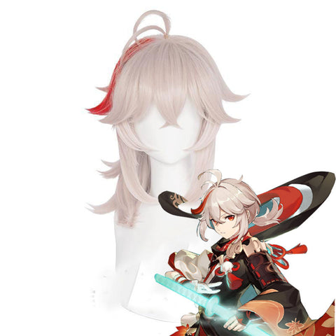 Genshin Impact Costume Kaedehara Kazuha Cosplay Wigs  Costume Accessories