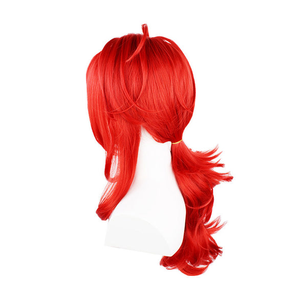 Genshin Impact Diluc Cosplay Wigs Red Long Wigs