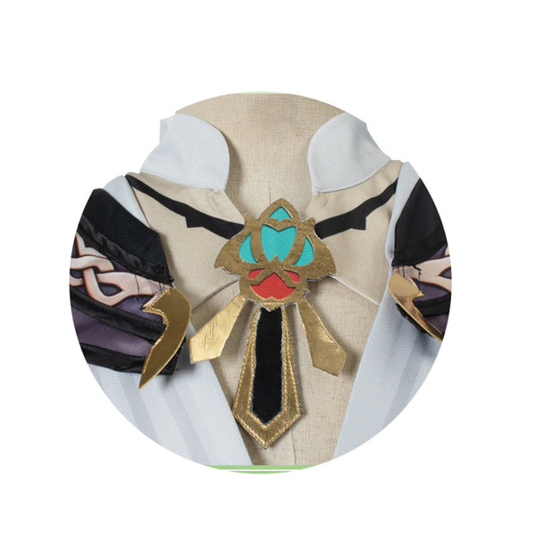 Genshin Impact Kaveh Full Set Cosplay Costume With Wigs and Shoes Halloween Carnival Costume