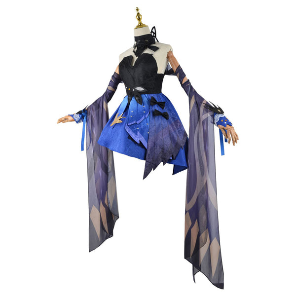 Genshin Impact Keqing Skin Costume Opulent Splendor Costume For Halloween Carnival